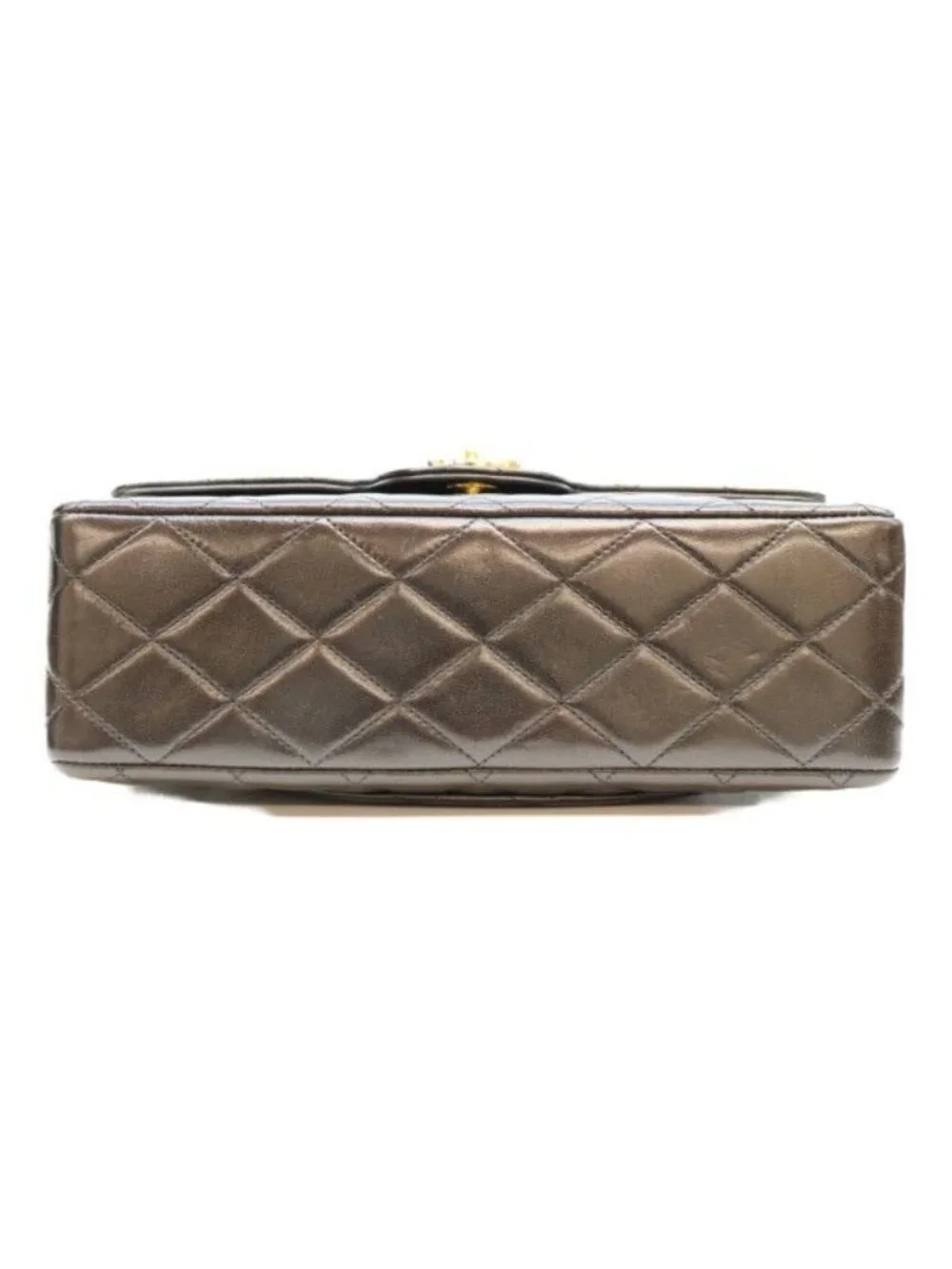 Chanel Black Lamb Double Flap Limited Edition Quilted 23 Chain